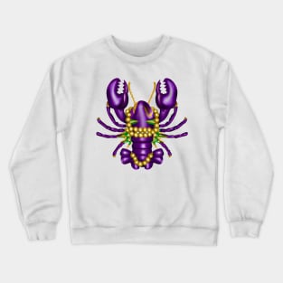 Mardi Gras Crawfish #3 Crewneck Sweatshirt